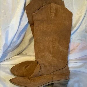 Brown Suede Women's Boots